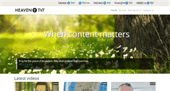 Desktop Screenshot of heaventv7.com